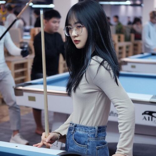 Được mệnh là "thánh nữ bi-a"