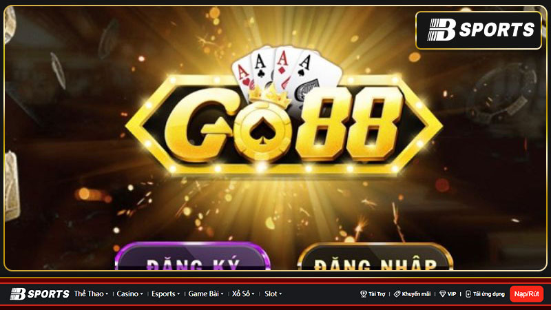 Các thể loại trên cổng game bài Go88 