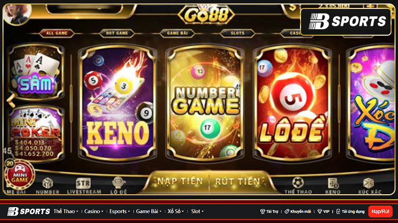 Sức hấp dẫn của việc tải Go88 đến từ hệ thống các trò chơi đa dạng