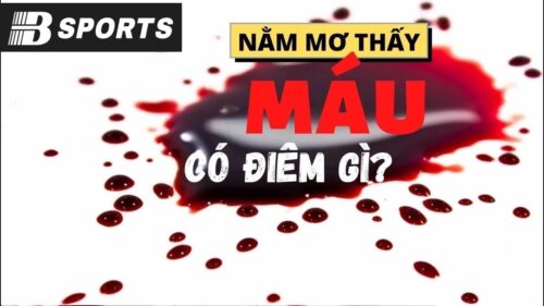 Mơ thấy máu là điềm gì