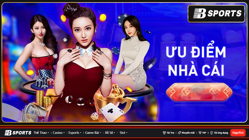 Sân chơi được chứng nhận hoạt động một cách hợp pháp và có giấy phép