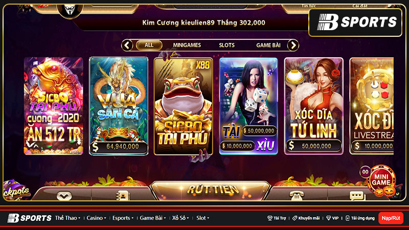 Kho tàng các trò chơi hấp dẫn tại sunvin.vin