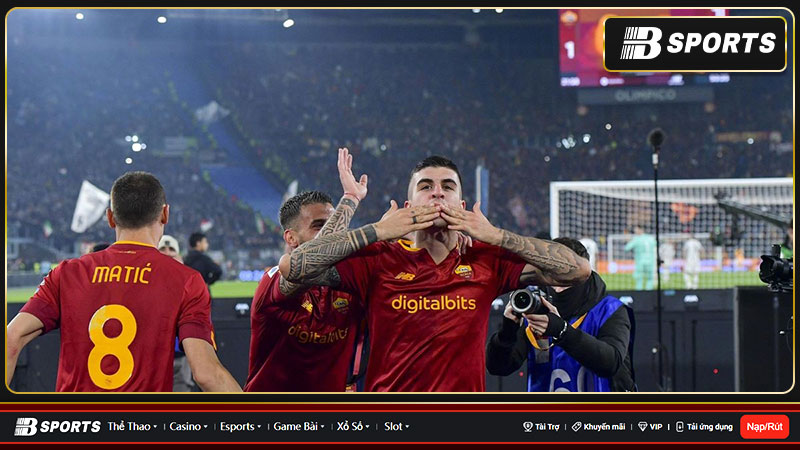 Kết quả vòng 25: AS Roma đánh bại Juventus 1-0