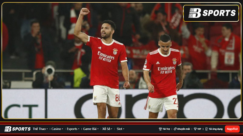 Tình hình Benfica và Club Brugge sau vòng 1/8 Champion League
