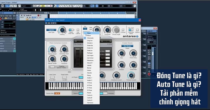 Ứng dụng đóng tune trong âm nhạc được sử dụng phổ biến