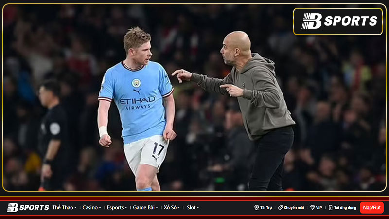Pep chỉ trích Bruyne vì phong độ thi đấu sa sút Pep chỉ trích Bruyne vì phong độ thi đấu sa sút