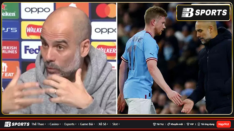 Pep chính thức lên tiếng khích tướng Kevin De Bruyne Pep chính thức lên tiếng khích tướng Kevin De Bruyne