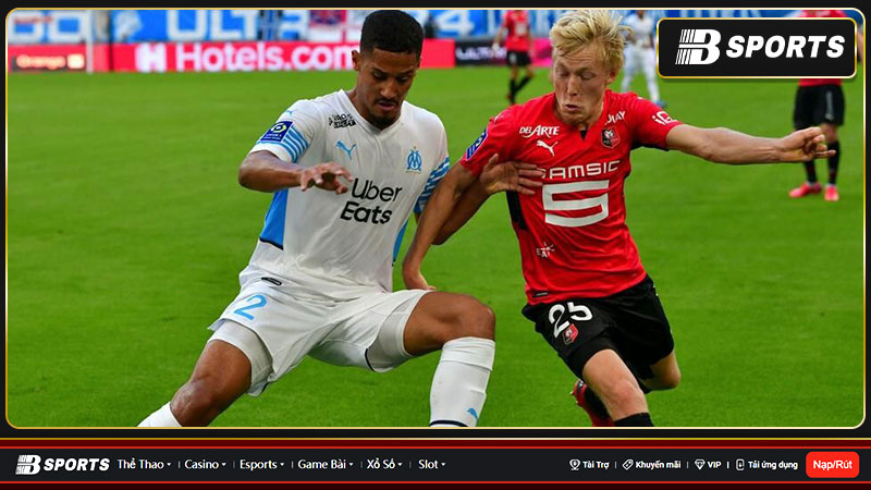 Rennes thua Marseille trên sân nhà