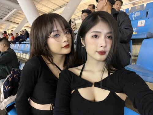 Tiktoker Gấm Kami và Quỳnh ALee thường xuyên xuất hiện cùng nhau trong mọi sự kiện