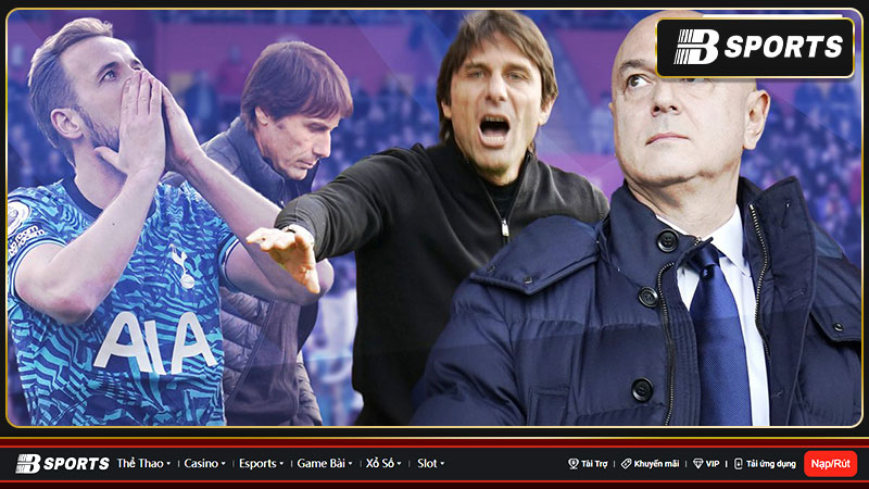 Quan hệ giữa Conte và Tottenham ngày một căng thẳng Quan hệ giữa Conte và Tottenham ngày một căng thẳng