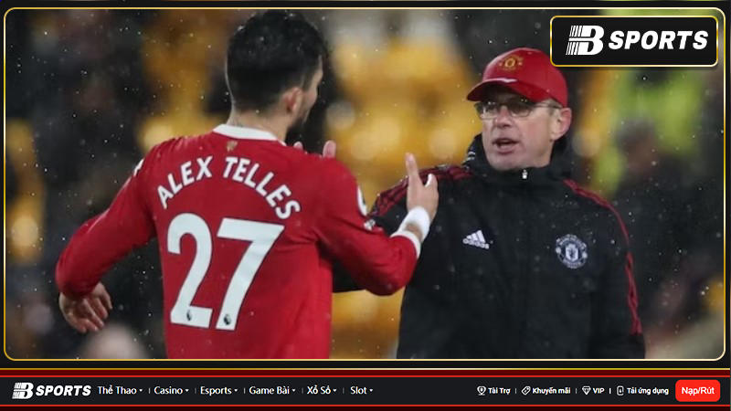Alex Telles cũng không nằm trong kế hoạch của HLV Erik ten Hag