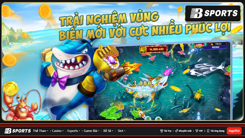 Trải nghiệm game bắn cá 2D với lối chơi cực đơn giản và dễ dàng