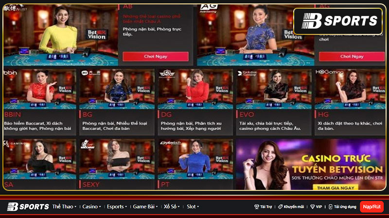 Những tựa game nổi bật tại Betvision được người dùng đánh giá cao nhất