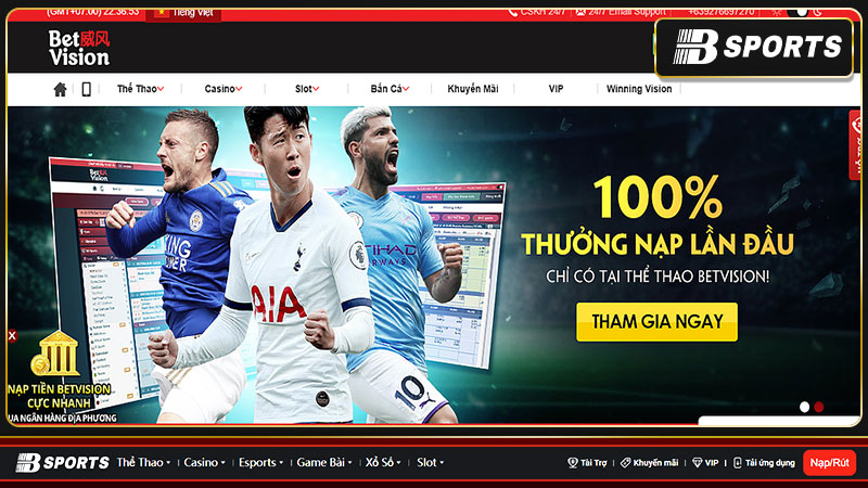 Betvision - Nhà cái châu u gây tiếng vang nhất 2023