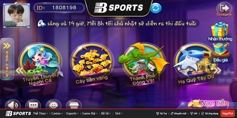 Bingo Club sở hữu số lượng game bắn cá ấn tượng Bingo Club sở hữu số lượng game bắn cá ấn tượng