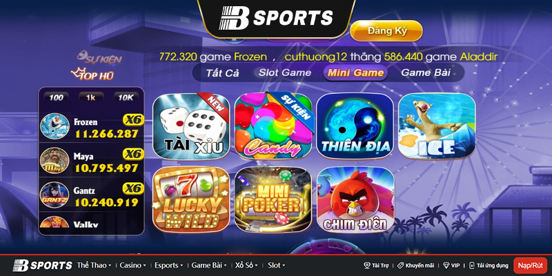 Mini Game Sumvip Club
