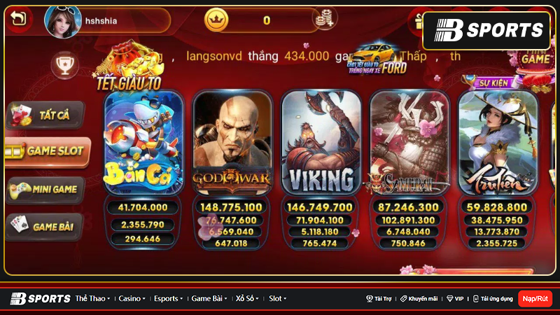 Bsports chia sẻ cụ thể về cổng game nổ hũ 86 đổi thưởng Bsports chia sẻ cụ thể về cổng game nổ hũ 86 đổi thưởng