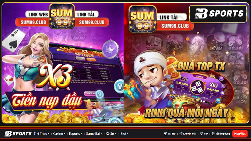 Siêu phẩm Game Bài tại casino sum99 club chuyên nghiệp