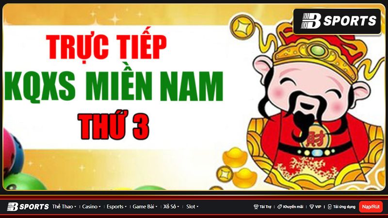 Xổ số miền Nam thứ ba hàng tuần