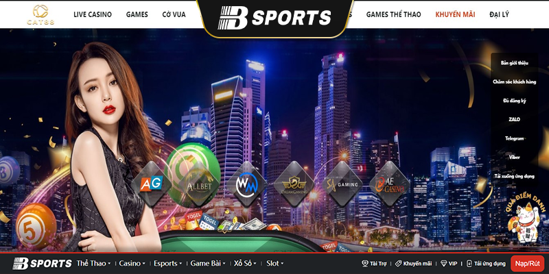 Cat88 casino là sảnh trò chơi hấp dẫn top đầu