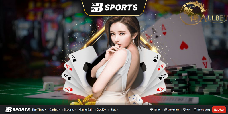 Sảnh Allbet casino