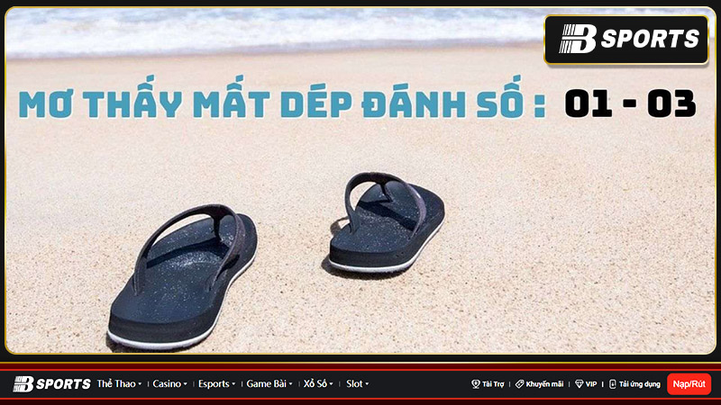 Nên đánh số gì khi mơ thấy dép?