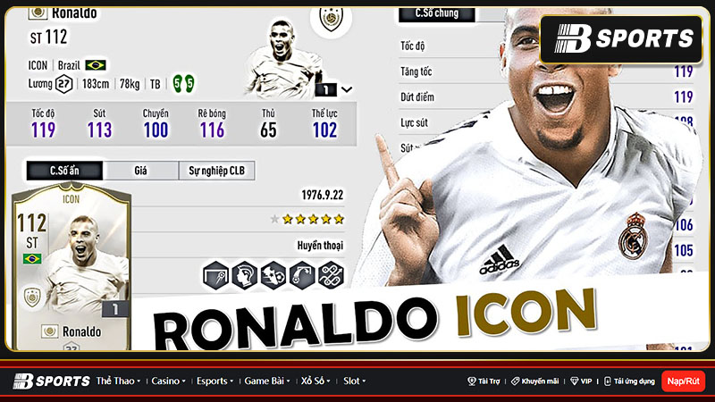 Nên mua Ronaldo de Lima Nên mua Ronaldo de Lima