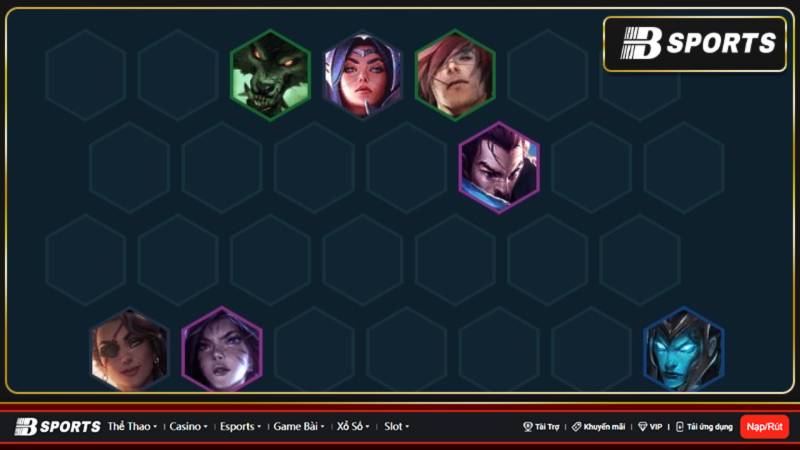 Giữa game đội hình DTCL Exodia Giữa game đội hình DTCL Exodia