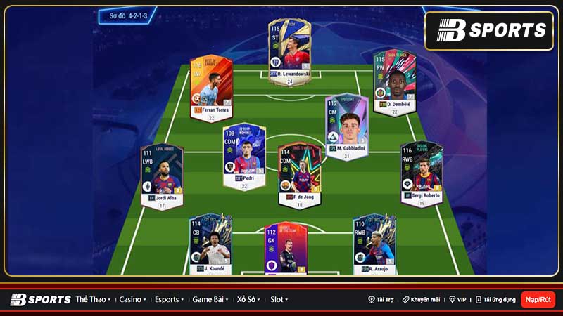 Đội hình Barca có nhiều cầu thủ phù hợp chiến thuật này