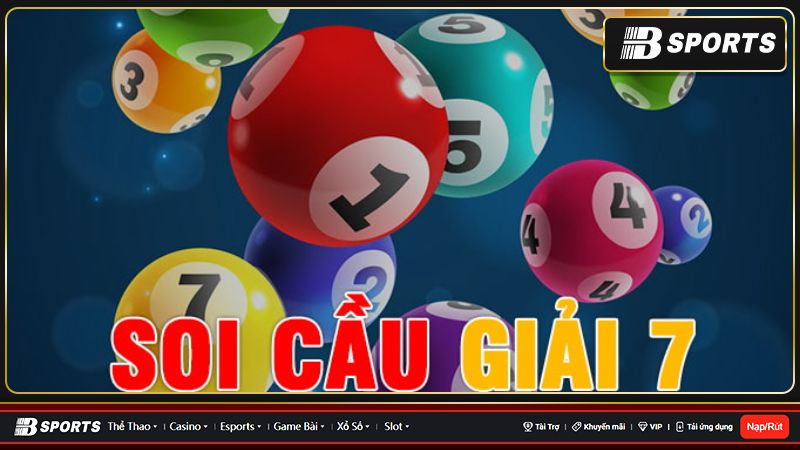 Soi cầu dựa theo giải 7 Soi cầu dựa theo giải 7